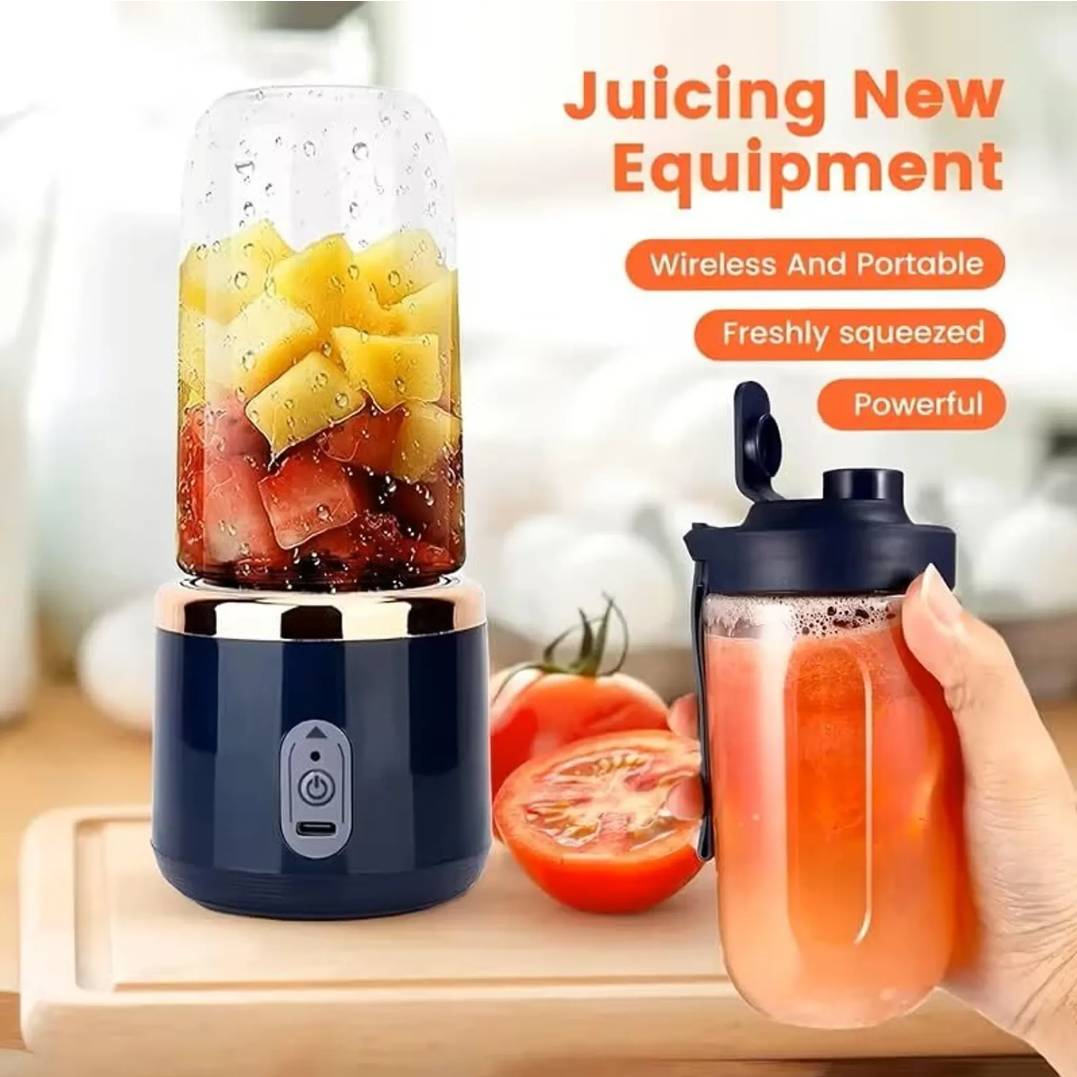 Portable Blender Pro 6-Blade Fruit Juicer Usb Rechargeable Fruit Juicer, Mixers For Shakes, Lightweight Blenders (Multicolor)
